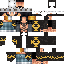 Minecraft skin texture, 64x64 pixels