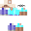 Minecraft skin texture, 64x64 pixels