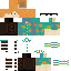 Minecraft skin texture, 64x64 pixels
