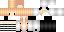 Minecraft skin texture, 64x32 legacy pixels