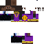 Minecraft skin texture, 64x64 pixels