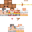 Minecraft skin texture, 64x64 pixels