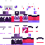 Minecraft skin texture, 64x64 pixels