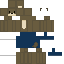 Minecraft skin texture, 64x64 pixels