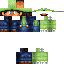 Minecraft skin texture, 64x64 pixels