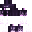 Purple Minecraft skin texture, 64x64 pixels
