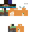 Minecraft skin texture, 64x64 pixels