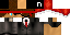 Minecraft skin texture, 64x32 legacy pixels
