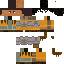 Minecraft skin texture, 64x64 pixels