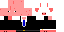 Minecraft skin texture, 64x32 legacy pixels