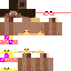 Minecraft skin texture, 64x64 pixels