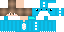Minecraft skin texture, 64x32 legacy pixels