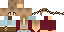 Minecraft skin texture, 64x32 legacy pixels