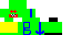 Minecraft skin texture, 64x32 legacy pixels