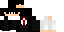 Minecraft skin texture, 64x32 legacy pixels