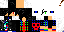Minecraft skin texture, 64x32 legacy pixels