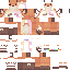 Minecraft skin texture, 64x64 pixels