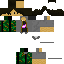 Minecraft skin texture, 64x64 pixels