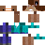Minecraft skin texture, 64x64 pixels