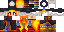 Minecraft skin texture, 64x32 legacy pixels