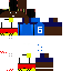 Minecraft skin texture, 64x64 pixels