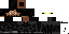 Minecraft skin texture, 64x32 legacy pixels