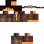 Minecraft skin texture, 64x64 pixels