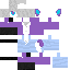 Minecraft skin texture, 64x64 pixels