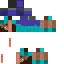 Minecraft skin texture, 64x64 pixels