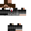 Minecraft skin texture, 64x64 pixels