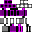 Minecraft skin texture, 64x64 pixels