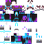 Minecraft skin texture, 64x64 pixels