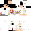 Minecraft skin texture, 64x64 pixels