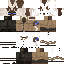 Minecraft skin texture, 64x64 pixels
