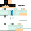 Minecraft skin texture, 64x64 pixels