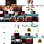 Minecraft skin texture, 64x64 pixels