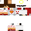 Minecraft skin texture, 64x64 pixels