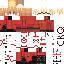 Minecraft skin texture, 64x64 pixels