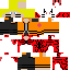Minecraft skin texture, 64x64 pixels