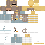 Minecraft skin texture, 64x64 pixels