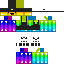 Minecraft skin texture, 64x64 pixels
