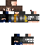 Minecraft skin texture, 64x64 pixels