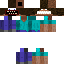 Minecraft skin texture, 64x64 pixels