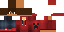 Minecraft skin texture, 64x32 legacy pixels