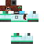 Minecraft skin texture, 64x64 pixels