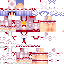 Minecraft skin texture, 64x64 pixels