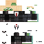 Minecraft skin texture, 64x64 pixels
