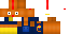 Minecraft skin texture, 64x32 legacy pixels