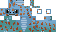 Minecraft skin texture, 64x32 legacy pixels