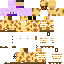 Minecraft skin texture, 64x64 pixels